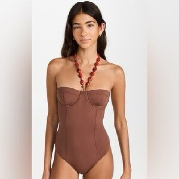 Staud Harper Beaded One Piece Clove size XS NEW - Picture 1 of 4